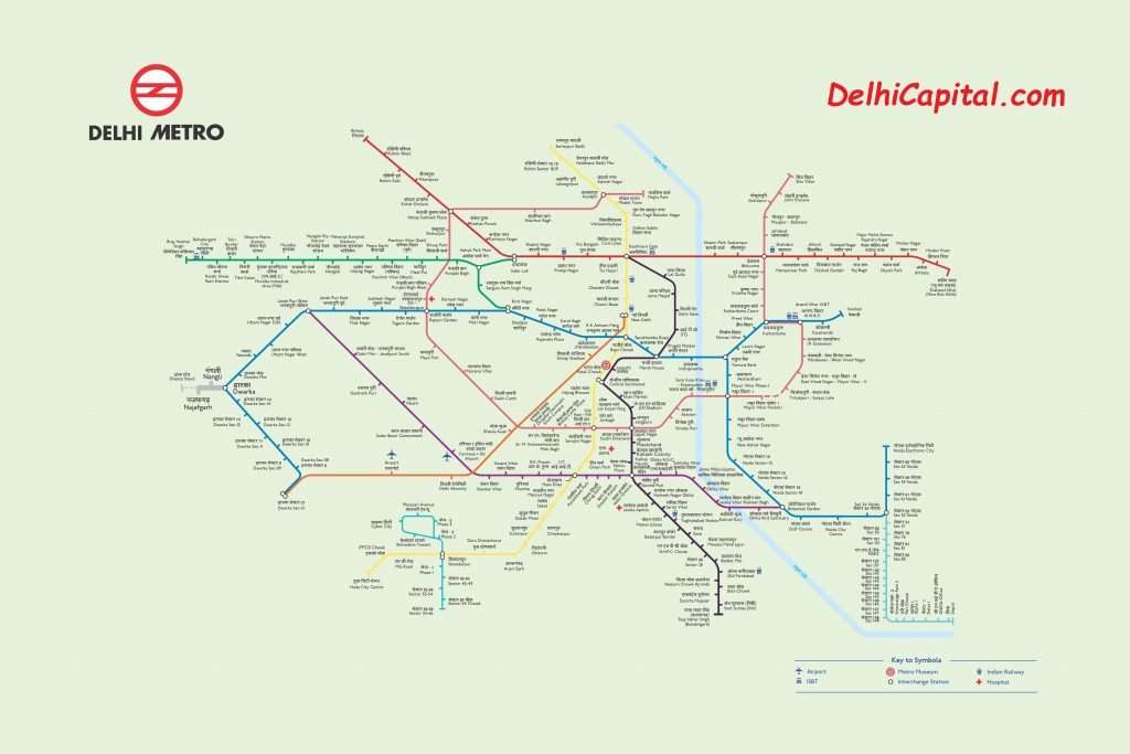Delhi-Metro-Map
