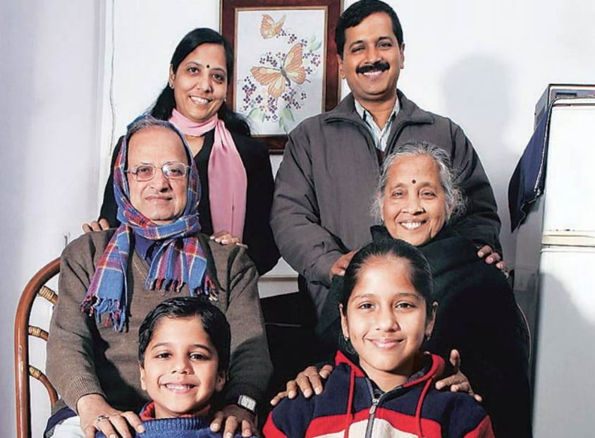 Arvind Kejriwal Family