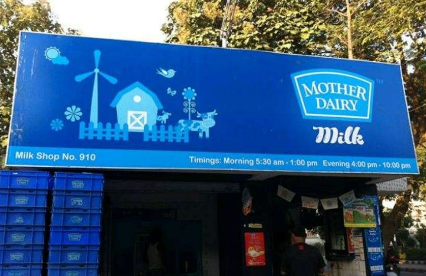 mother dairy milk price