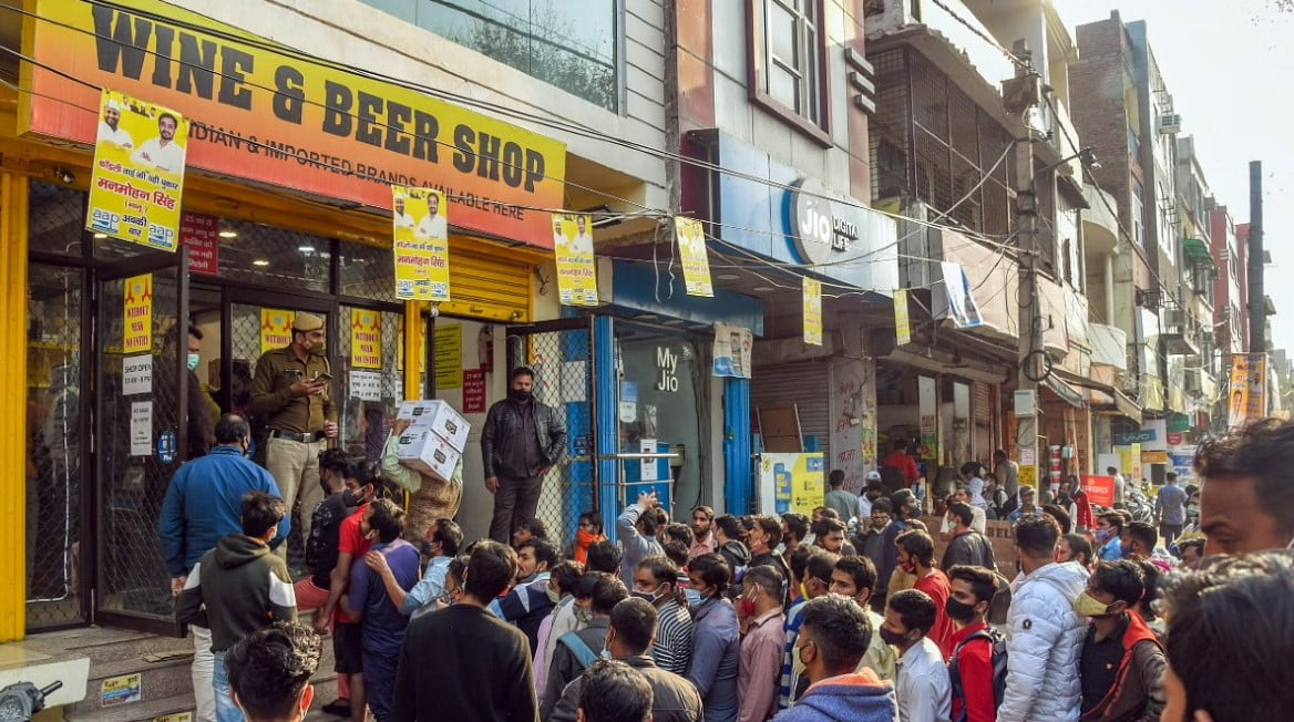 Delhi liquor Shops