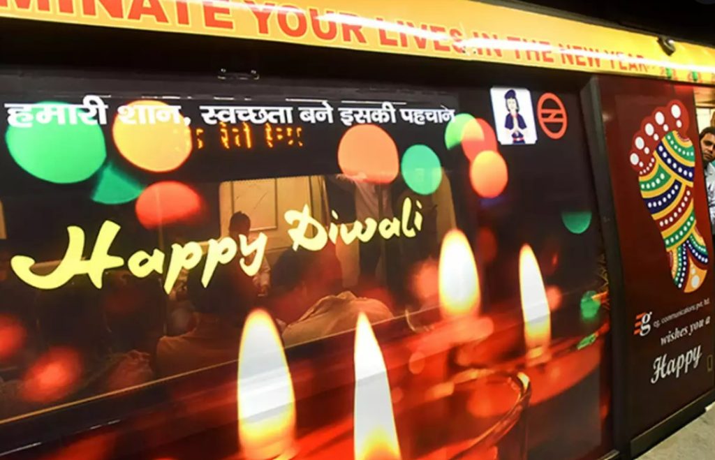 Delhi Metro Train Timings on Diwali