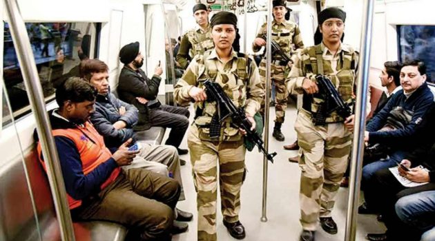 Delhi Metro security Staff