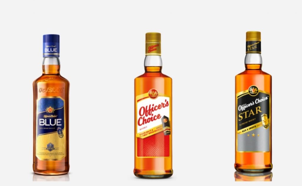 Officers Choice Whisky Price in Delhi
