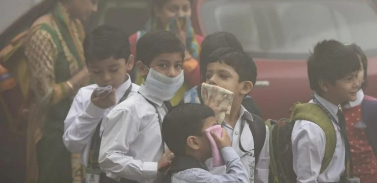 delhi schools closed pollution