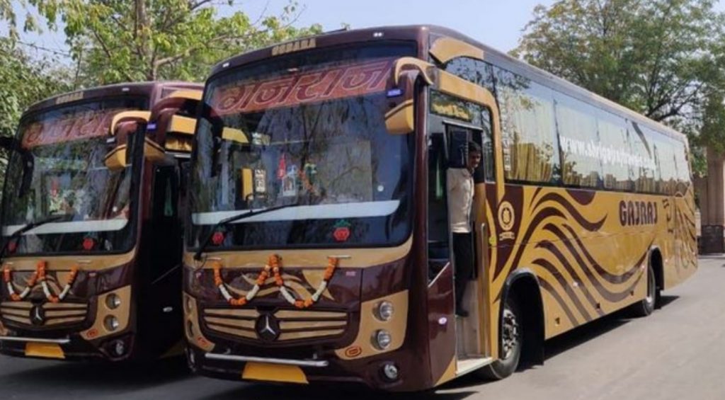 delhi jaipur bus