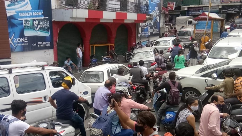 Mussoorie Traffic Jam