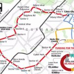 Old Gurugram Metro Route Map