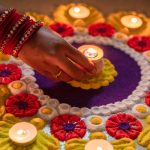 Diwali Diya Rangoli