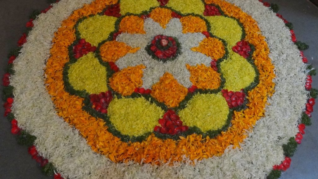 Diwali Rangoli Floral Design